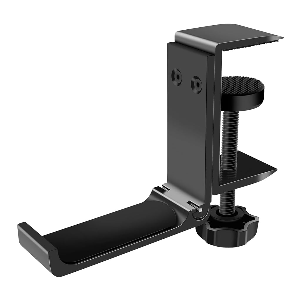 ZORBES® 1PCS Headphone Stand Hanger Holder, Foldable Aluminum Desk Headphone ZORBES® 1PCS Headphone Stand Hanger Holder, Foldable Aluminum Desk Headphone